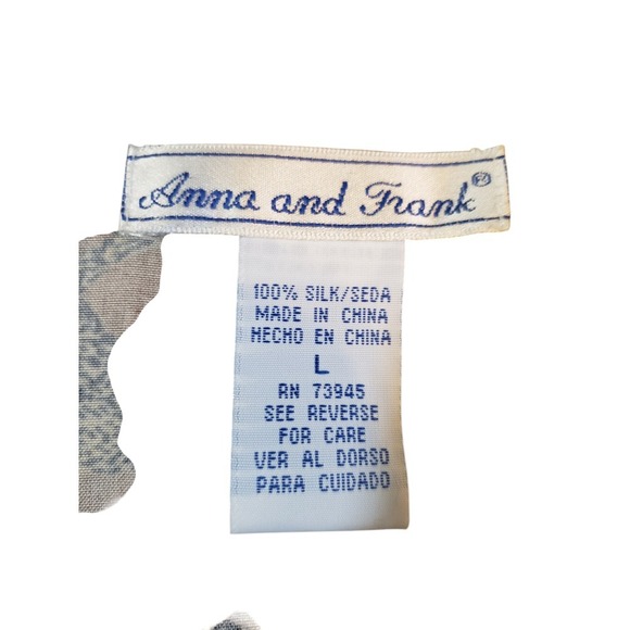 Anna and Frank Women Shirt Leopard Print Button Up Collared 100% Silk Blouse Top - Picture 8 of 10